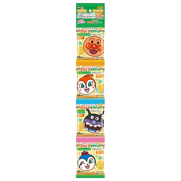 不二家 アンパンマンひとくちビスケット4連 80g(20g×4袋)×10袋入