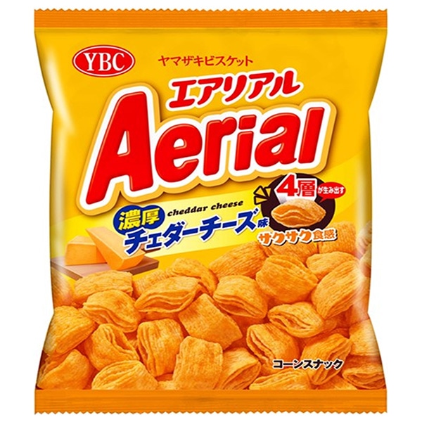 ヤマザキビスケット エアリアル 濃厚チェダーチーズ味 65g×12袋入 メーカー 問屋直送