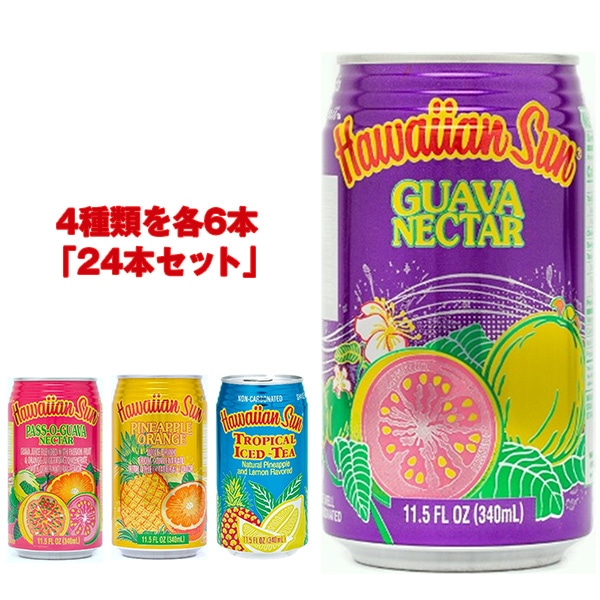 リードオフジャパン ハワイアンサン 4種アソートパック 340ml缶×24本入