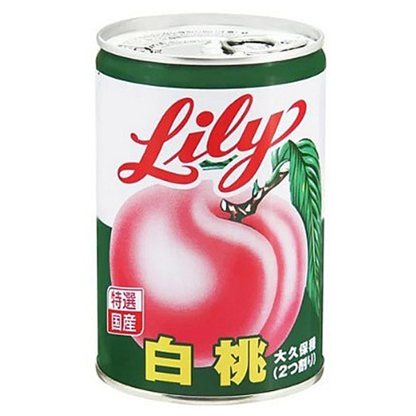 リリーコーポレーション Lily リリーの白桃4号缶 425g×12個入