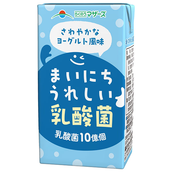 らくのうマザーズ まいにちうれしい乳酸菌 250ml紙パック×24本入