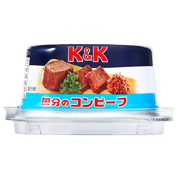 【送料無料・メーカー/問屋直送品・代引不可】国分 K&K コンビーフ 80g×24個入