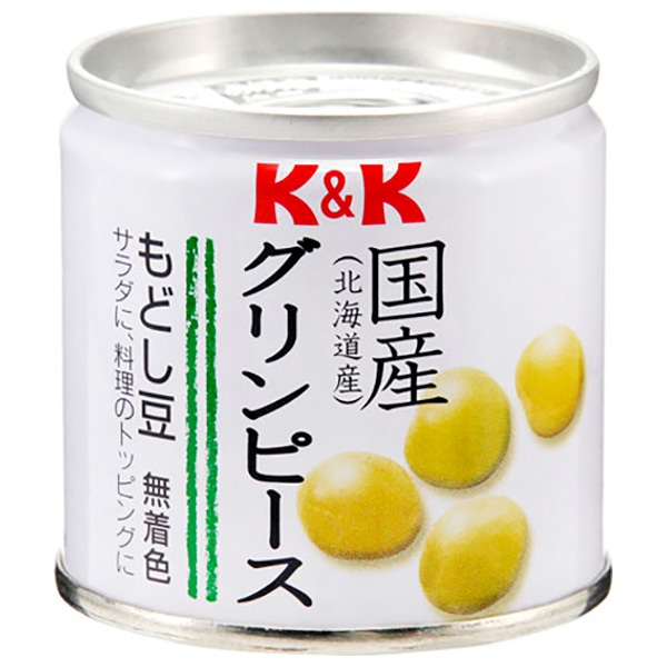 国分 K&K 国産 グリンピース 無着色 85g×6個入 メーカー 問屋直送