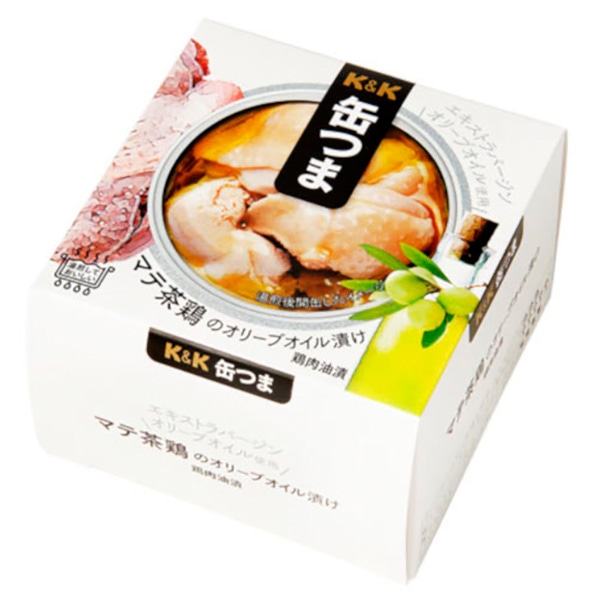 国分 K&K 缶つま マテ茶鶏のオリーブオイル漬け 150g×12個入×(2ケース) メーカー 問屋直送