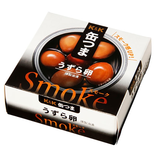国分 K&K 缶つまSmoke うずら卵 25g×6個入 メーカー 問屋直送
