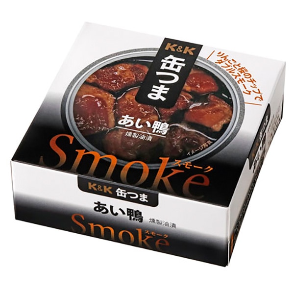 国分 K&K 缶つまSmoke あい鴨 70g×6個入 メーカー 問屋直送