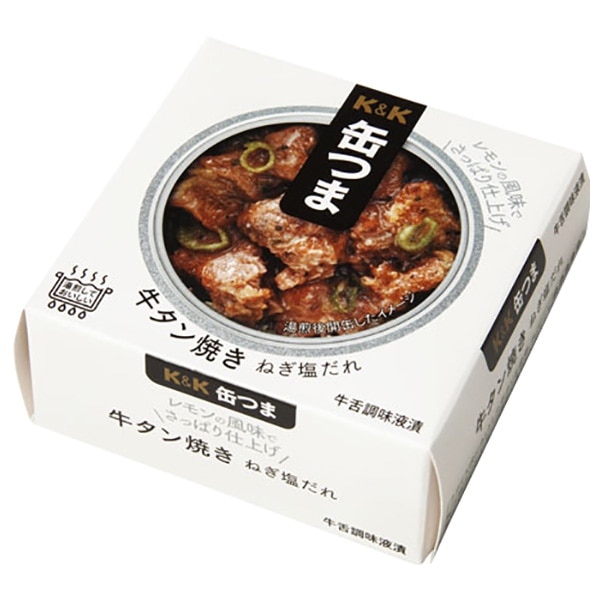 国分 K&K 缶つま 牛タン焼き ねぎ塩だれ EOF3号缶 60g×6個入 メーカー 問屋直送