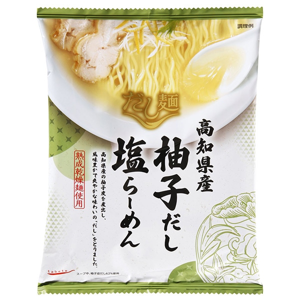 国分 tabete だし麺 高知県産柚子だし 塩ラーメン 102g×10袋入 メーカー 問屋直送