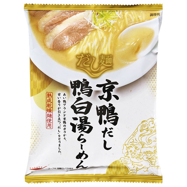 国分 tabete だし麺 京鴨だし 鴨白湯ラーメン 102g×10袋入×(2ケース) メーカー 問屋直送