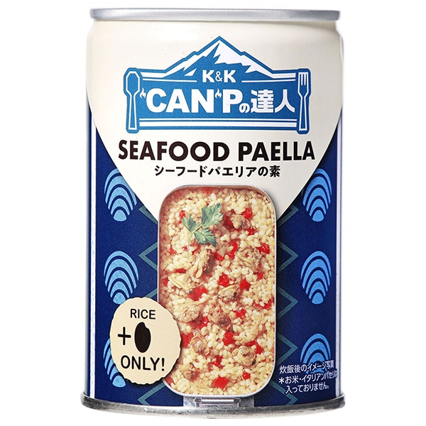 【送料無料・メーカー/問屋直送品・代引不可】国分 K&K CANPの達人 シーフードパエリアの素 270g×12個入×(2ケース)