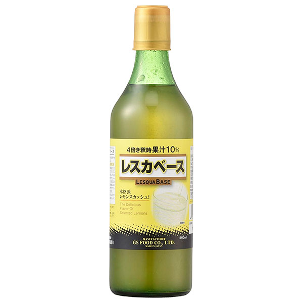 ジーエスフード GS レスカベース 500ml瓶×12本入×(2ケース)
