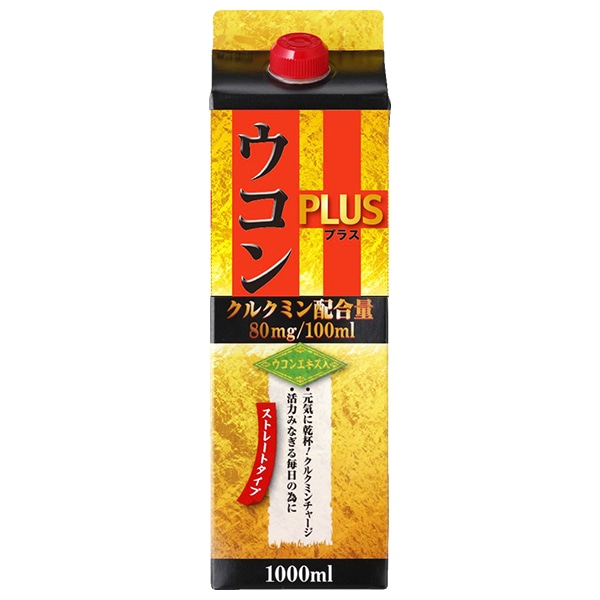 ジーエスフード GS ウコンプラス 1000ml紙パック×12(6×2)本入
