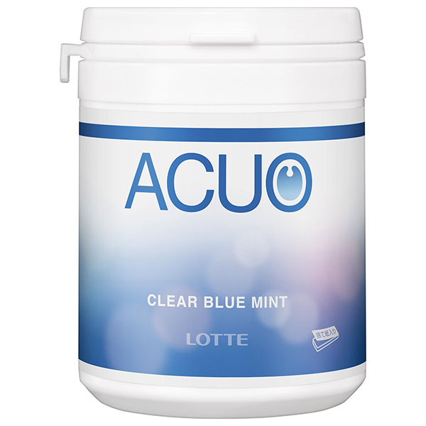 ロッテ ACUO(アクオ) クリアブルーミント ファミリーボトル 137g×6個入