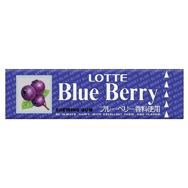 ロッテ 歯につきにくい ブルーベリーガム 9枚×15個入