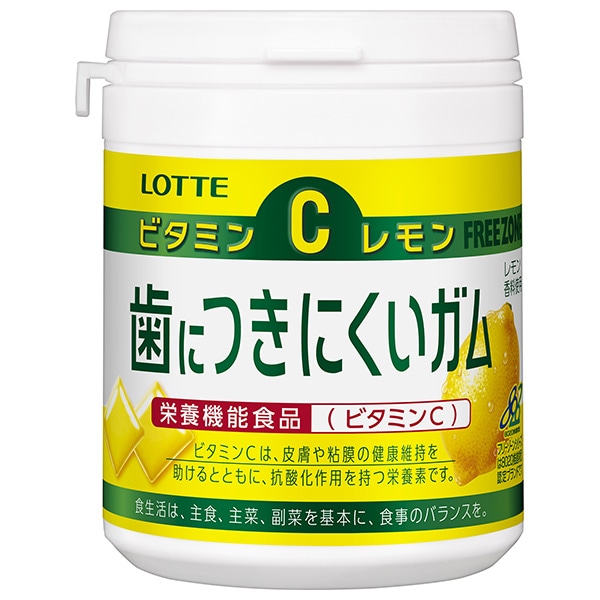 ロッテ 歯につきにくいガム レモン ボトル 138g×6個入