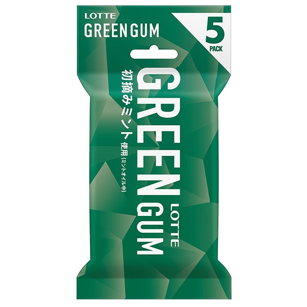 ロッテ グリーンガム 5P×10個入×(2ケース)