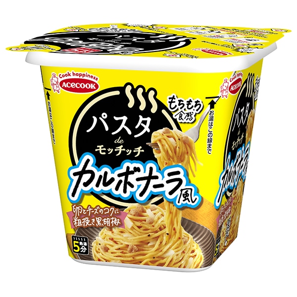 エースコック パスタdeモッチッチ カルボナーラ風 96g×12個入