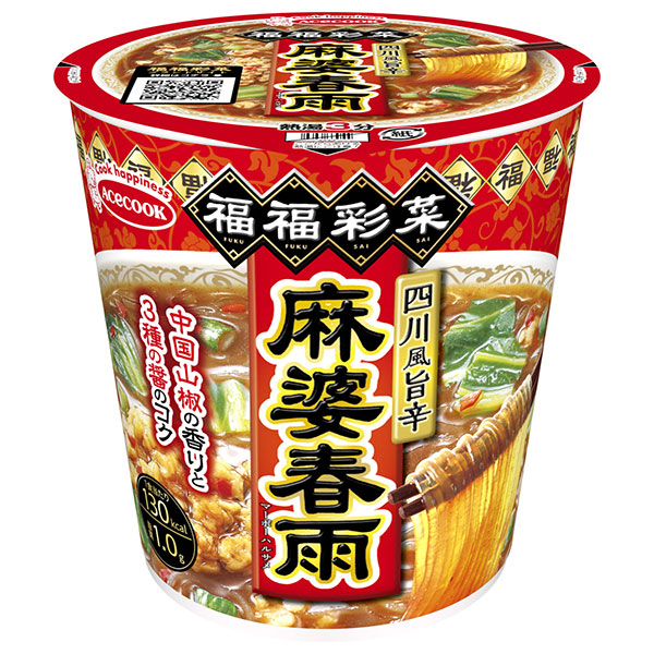 エースコック 福福彩菜 四川風旨辛麻婆春雨 41g×12個入