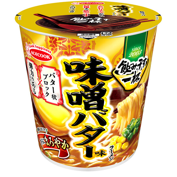 エースコック 飲み干す一杯 味噌バター味ラーメン 67g×12個入