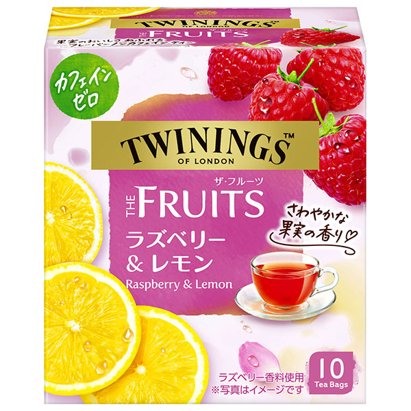 片岡物産 トワイニング THE FRUITS(ザ・フルーツ)ラズベリー&レモン 10袋×24個入