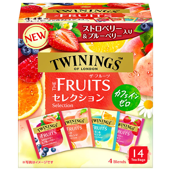 片岡物産 トワイニング THE FRUITS(ザ・フルーツ)セレクション 14P×24個入×(2ケース)