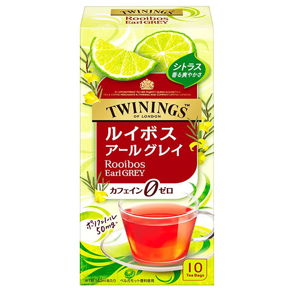 片岡物産 トワイニング ティーバッグ ルイボス アールグレイ 10袋×6本入