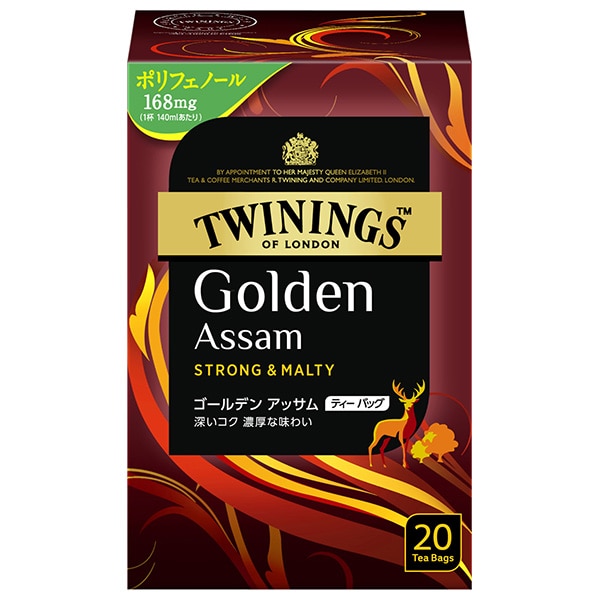 片岡物産 トワイニング ゴールデンアッサム (2g×20袋)×4個入