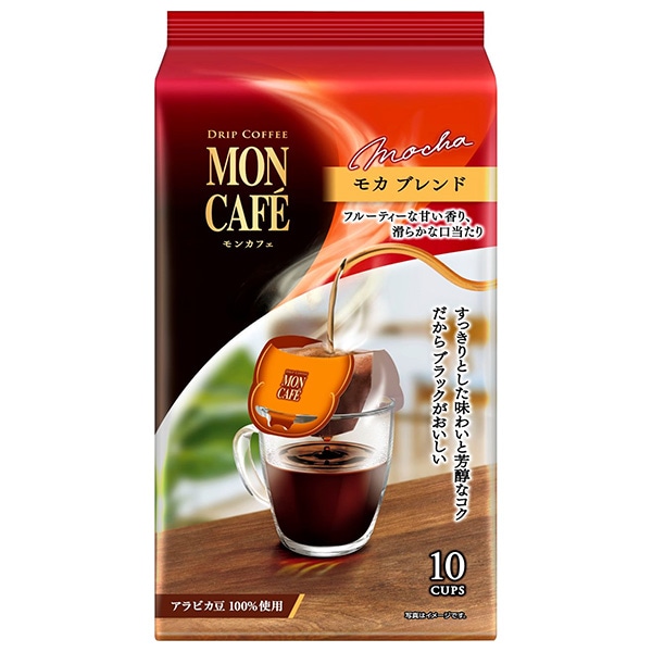 片岡物産 モンカフェ モカブレンド (8g×10袋)×6個入×(2ケース)