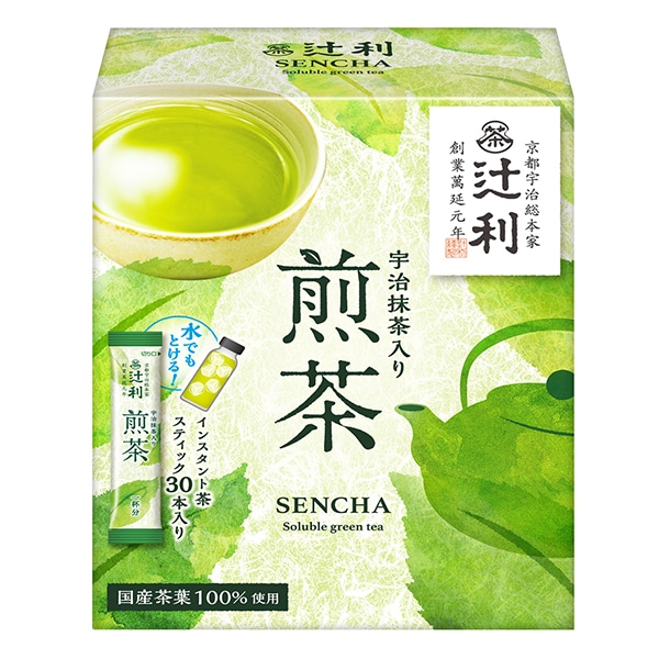 片岡物産 辻利 宇治抹茶入り煎茶 (1.0g×30本)×24箱入×(2ケース)