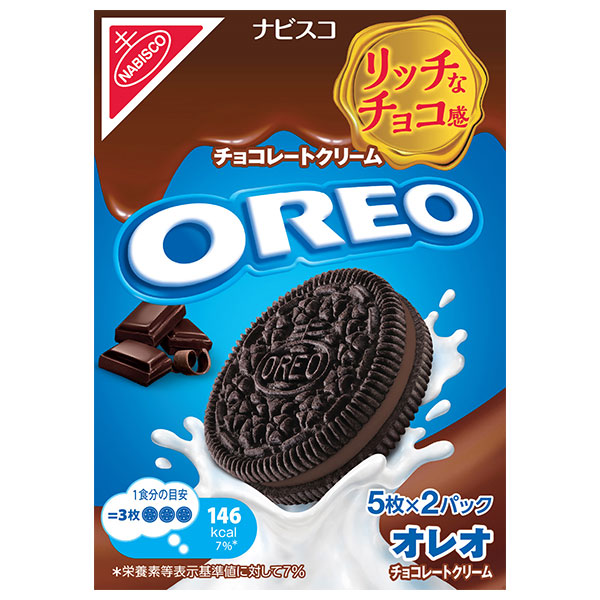 モンデリーズ・ジャパン オレオ チョコレートクリーム 97g(5枚×2P)×12個入