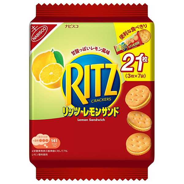 モンデリーズ・ジャパン RITZ(リッツ) ファミリーパック レモンサンド 187g×12個入