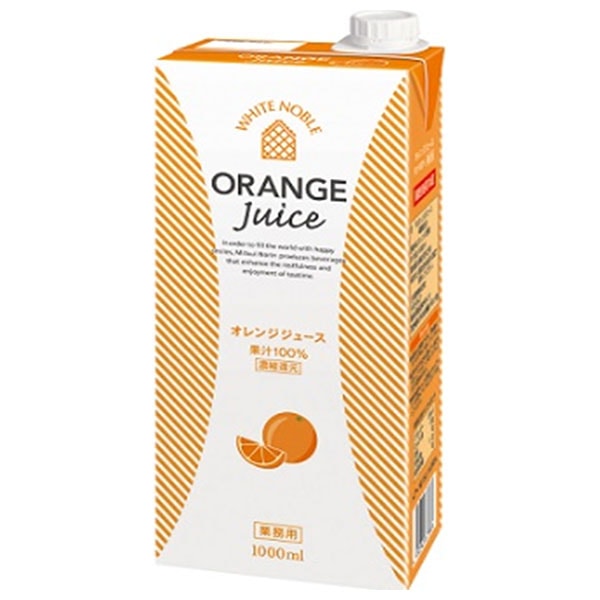 三井農林 ホワイトノーブル オレンジジュース 1000ml紙パック×6本入