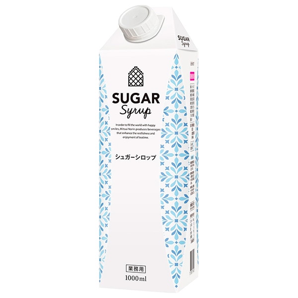 三井農林 ホワイトノーブル シュガーシロップ 1000ml紙パック×6本入×(2ケース)