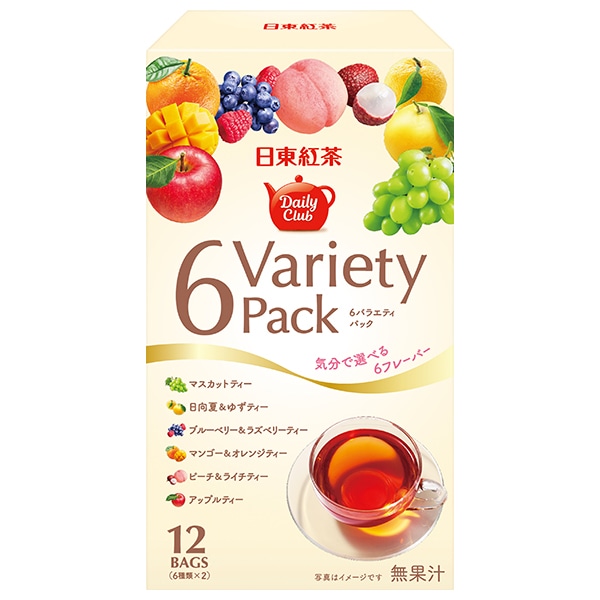三井農林 日東紅茶 デイリークラブ 6バラエティーパック 1.8g×12袋×72箱入