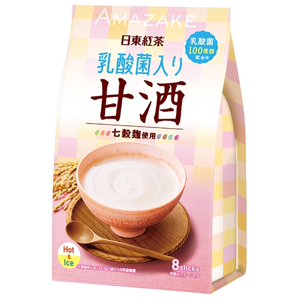 三井農林 日東紅茶 乳酸菌入り甘酒 12.5g×8本×24(6×4)袋入