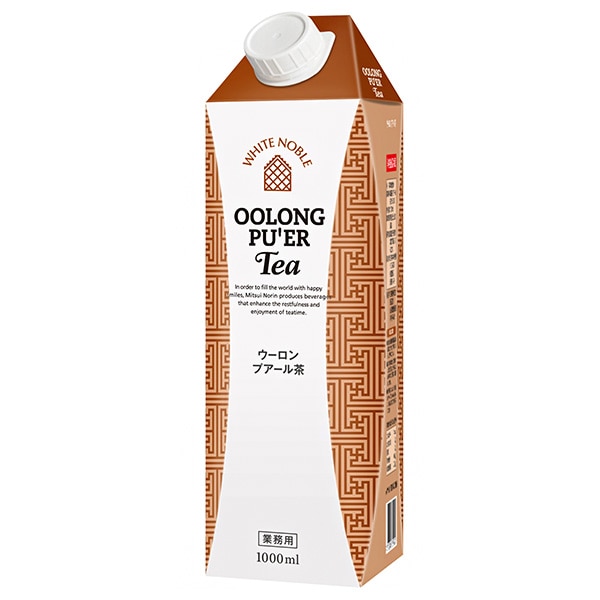 三井農林 ホワイトノーブル ウーロンプアール茶 1L紙パック×6本入