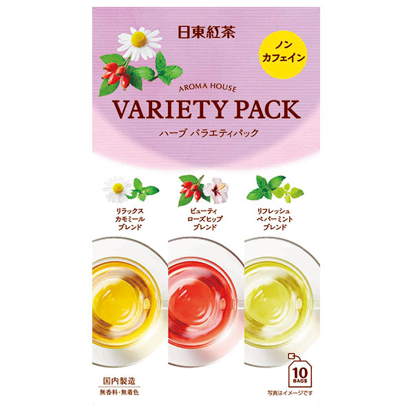 三井農林 日東紅茶 アロマハウス バラエティパック (1.5g×7袋、2g×3袋)×36箱入