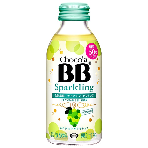 エーザイ チョコラBB スパークリング マスカット味 140ml瓶×24本入