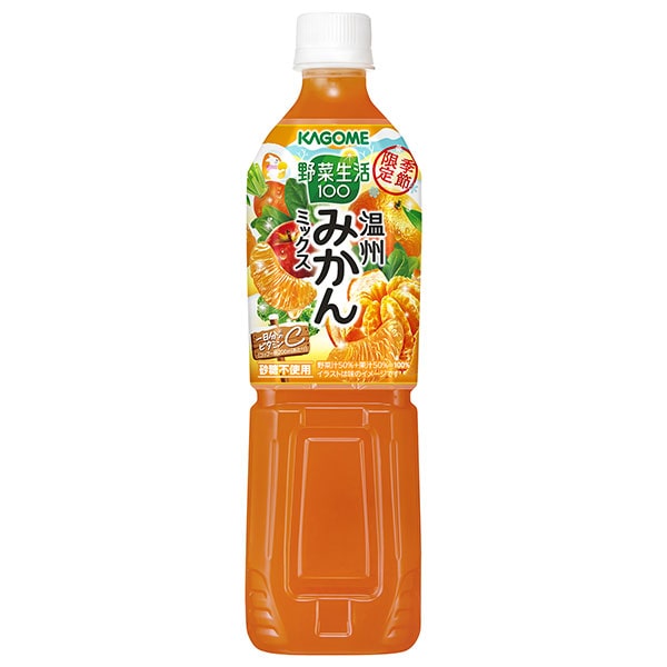 カゴメ 野菜生活100 温州みかんミックス 720mlペットボトル×15本入