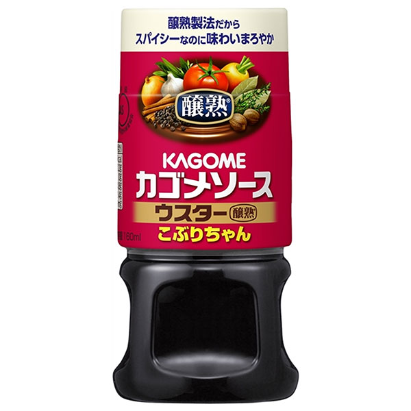 カゴメ 醸熟ソース こぶりちゃん ウスター 160ml×30本入