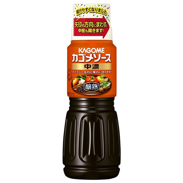 カゴメ 醸熟ソース 中濃 500ml×20本入×(2ケース)