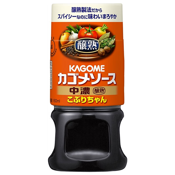 カゴメ 醸熟ソース こぶりちゃん 中濃 160ml×30本入
