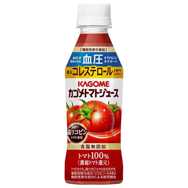 カゴメ トマトジュース 食塩無添加 高リコピントマト使用【機能性表示食品】 257mlペットボトル×24本入