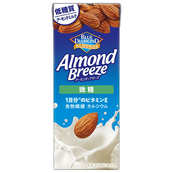 カゴメ アーモンド・ブリーズ 微糖 200ml紙パック×24本入×(2ケース)