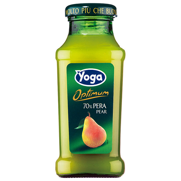 モンテ物産 ヨーガ スッコ・ディ・ペーラ(洋なし) 200ml瓶×24本入×(2ケース)