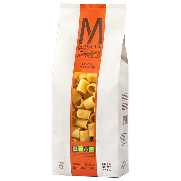 モンテ物産 マンチーニ メッツェマニケ 500g×12袋入×(2ケース)