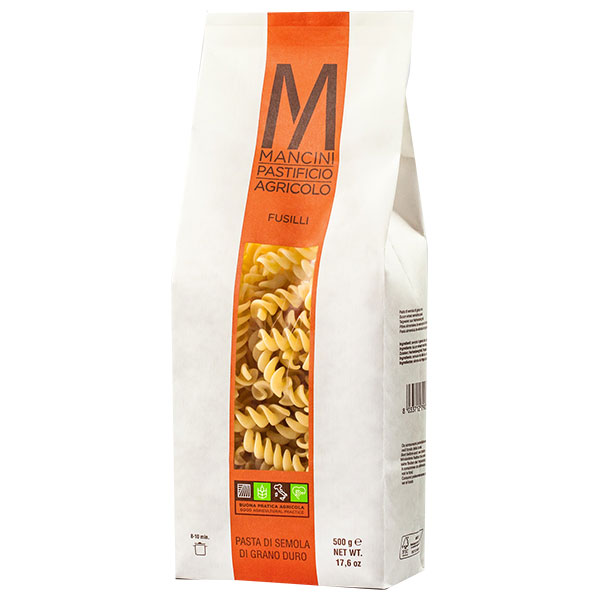 モンテ物産 マンチーニ フジッリ 500g×12袋入×(2ケース)