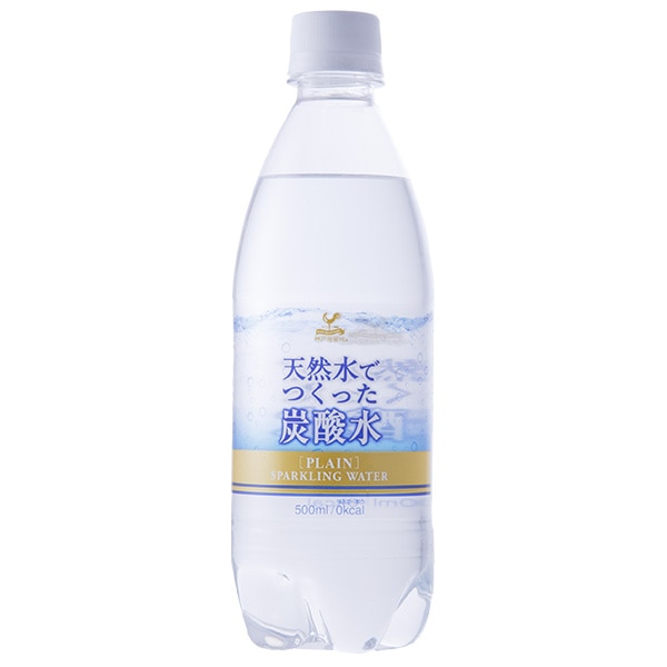 富永貿易 神戸居留地 天然水でつくった炭酸水 500mlペットボトル×24本入×(2ケース)