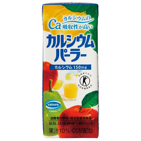 富永貿易 カルシウムパーラー【特定保健用食品 特保】 200ml紙パック×24本入×(2ケース)