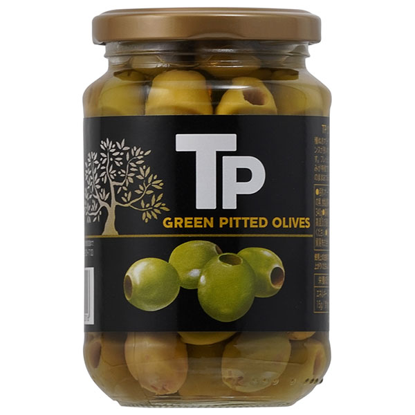 富永貿易 TP グリーンオリーブ 340g瓶×12本入